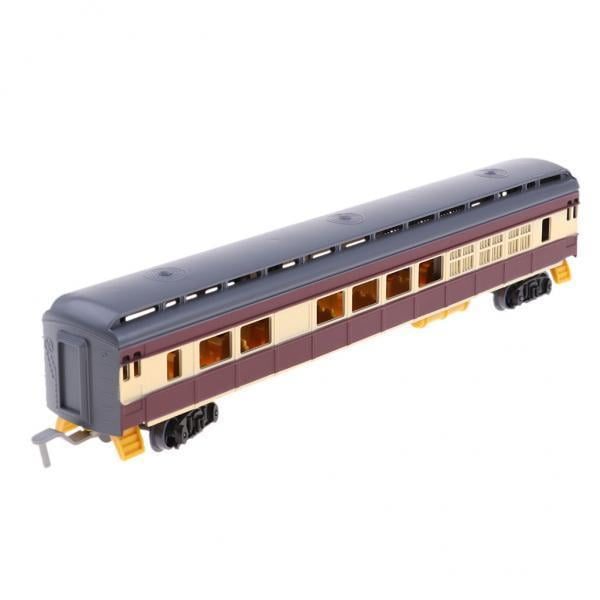 2X 1/87 Simulation Electric Track Train Freight Cars Model Railway Carriages D