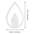 thumbnail image 2 of BESTOYARD Fine Workmanship Water Drop Acrylic Wall Sticker for Home 4Pcs, 2 of 7