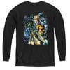 Justice League Aquaman #1 Youth Long Sleeve T-Shirt Black