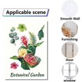 thumbnail image 4 of 1set Tropical Plants Decals Flower Stickers Green Life Window Stickers Waterproof Removable Vinyl Wall Art, 4 of 9