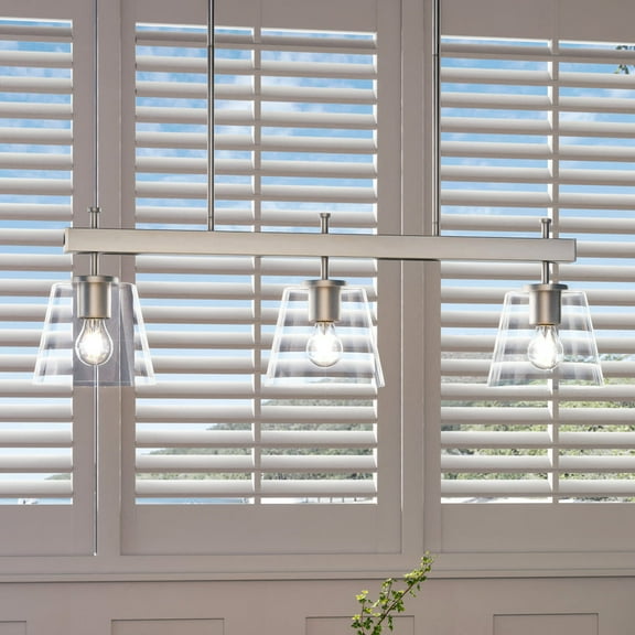 Luxury Traditional Chandelier, 11.875H x 40W, with Vintage Style, Brushed Nickel, UHP4380 by Urban Ambiance