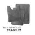 thumbnail image 3 of OAVQHLG3B 3Pcs Bathroom Rugs Set Memory Foam Bath Rugs Non-Slip Bath Mat,Washable Bathroom Mats,Absorbent Shaggy Rugs Super Soft U-Shaped Toilet Rug,Bahroom Carpets for Bathroom,Tub,Shower, 3 of 5