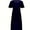 Deep blue, variant on Women's Summer Long Dresses Casual Short Sleeve Split Beach Maxi Dress with Pockets