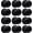 Matte Black, variant on 12 Pieces Matte Black Dummy Door Knobs, Inactive Half Dummy Door Knob, No-Turning Door Dummy Knob, Black Dummy Knobs for Closet Doors(6 Pack