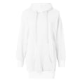 thumbnail image 4 of Tqcoqu Women's Oversized Hoodie Dress,Lightweight Drawstring Long Sleeve Hoodie Dress with Large Pocket, 4 of 7