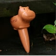 thumbnail image 2 of Terracotta Watering Spike Plant Automatic Ceramic For Indoor And Outdoor Plants Lovely Clay Animal Adjustable Dropper, 2 of 9