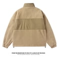 thumbnail image 4 of Fleece Jacket Men Warm Short Zip Up Loose Fit Casual Soft Winter Outwear S With Pocket, 4 of 8