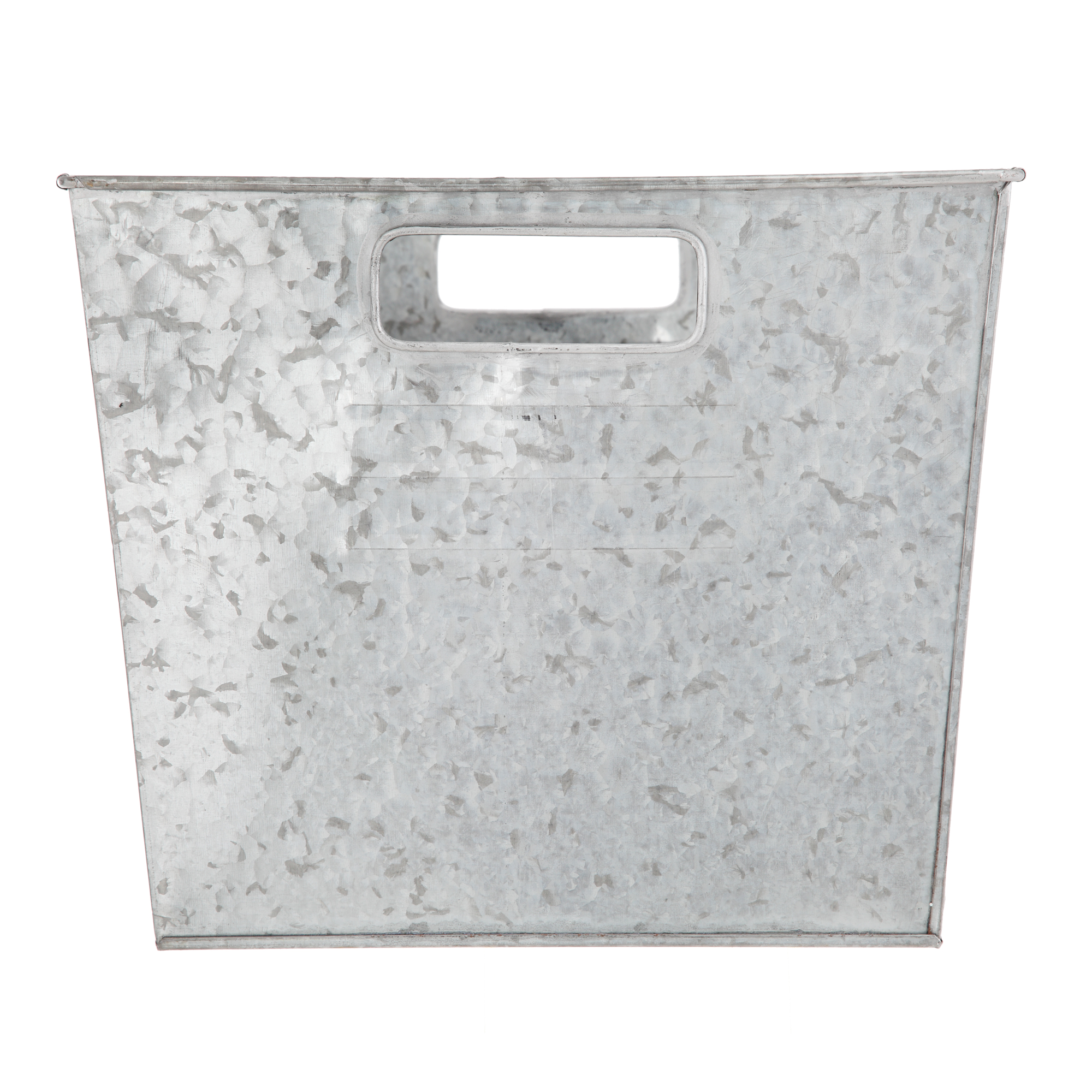 Better Homes and Gardens Small Galvanized Bin, Silver - image 5 of 6