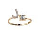 thumbnail image 1 of Exquisita moda 26 alfabeto inglés estilo anillo carta moda anillo de cobre Wmkox8yii fajkfhkj1304, 1 of 3