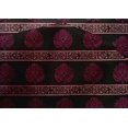 thumbnail image 4 of oneOone Cotton Silk Fabric Leaves & Lotus Block Print Sewing Fabric BTY 42 Inch Wide, 4 of 4