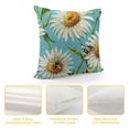 thumbnail image 4 of Qinduosi Pillow Covers Set of Farmhouse Throw Pillow Covers Linen Floral Decorative Cushion Case for Sofa Couch Bed Outdoor Patio Living Room, 4 of 5