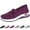 Deep Purple, variant on HeaCare Women's Woven Orthopedic Breathable Soft Shoes - 2024 New Slip-on Diabetic Walking Shoes Wide Width, Foam Shoes Hands Free Orthopedic Stretch for Women Arch Support