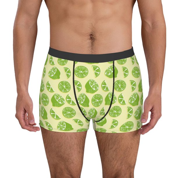 Fotbe Various Lemons Calzoncillos Tipo Boxer con Bolsa de Soporte Total para Hombre, X-Temp Fresco, Transpirable y de Secado Rápido-X-Large