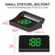 thumbnail image 2 of Coche Digital GPS Speedo Pantalla LED Smart Head Up Display Fuente grande (MPH) Blanco, 2 of 2