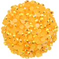 thumbnail image 1 of 1440 piezas SS20 0.197 in diamantes de imitación planos para uñas arte manualidades brillo redondo gemas AB cristales DIY ropa zapatos (naranja rojo AB), 1 of 5