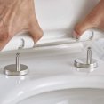 thumbnail image 1 of Grifo para lavabo Grifo para baño, diseño moderno y elegante Grifo monomando para lavabo de latón cromado Giratorio de 360 ° Agua caliente y fría disponible, válvula de cerámica Vhermosa WLJ-4549, 1 of 5