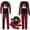 Multicolor a13, variant on jobturf Christmas Pajamas for Family 2 Piece Outfits Cute Gnome Plaid Long Sleeve Shirts and Pants Matching Sets Holiday Fashion Lounge Set Size S