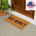 thumbnail image 4 of 28" x 16" Nature Coir Mat, Got Wine?, 4 of 6