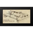 thumbnail image 2 of Inventions 24x14 Black Modern Framed Museum Art Print Titled - Improved Mode of Hanging Circular Saws, 2 of 5
