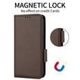 thumbnail image 2 of Allytechgroup Flip Case for Samsung Galaxy A16 5G, PU Leather Slim Fit Shell Cards Holder Kickstand Shockproof Anti-Scratch Corner Protective Wallet Case for Samsung Galaxy A16 5G, Brown, 2 of 6