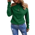 thumbnail image 1 of Sudadera con estampado de Navidad Gibobby para mujer Cuello en V cruzado XL, 1 of 5