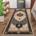 thumbnail image 2 of 2x6 FT Kitchen Runner Rugs Non Skid Washable, Faux Wool Rug Runners for Hallways Bathroom Carpet Runner, Soft Indoor Modern Floor Rug for Entryway Laundry Room, 2 of 11