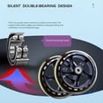 thumbnail image 3 of 2 Pcs Roue de Scooter 145mmx30mm PU Roue Silencieuse Patins à Roulettes Chariot Chariot Pièces de Rechange, 3 of 6