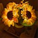 thumbnail image 5 of B Rechargeable Sunflower LED Simulation Night Light Table Lamp, 5 of 5