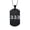 Black 333, variant on Angel Number Necklace for Women Men 333 Stainless Steel Dog Tag Statement Necklace Numerology Pendant Choker Chain Jewelry Black