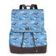 thumbnail image 1 of Fotbe Blue Fish Mochila Bolso con Estampado para Mujer, Mochila Antirrobo de Nylon Impermeable, Bolsa Ligera de Hombro, 1 of 4