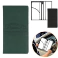 thumbnail image 2 of Premium Car Registration & Insurance Holder with Magnetic Shut, Blackish Green Glove Box Organizer (5.04"x9.45") for Documents, Cards and License, 2 of 4