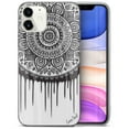 thumbnail image 1 of Case Yard iPhone-11 Case Clear Soft & Flexible TPU Ultra Low Profile Slim Fit Thin Shockproof Transparent Bumper Protective Cover Drop Protective Cell Phone Cases (Dripping Mandala), 1 of 8