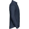 thumbnail image 3 of Russell Collection - Camisa Clasica de manga larga Modelo Classic Twill Hombre Caballero - Trabajo/Fiesta/Verano (Azul marino), 3 of 4