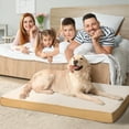 thumbnail image 5 of PureWags Orthopedic Dog Bed, Reversible Egg Crate Foam Pet Bed with Removable Washable Cover for Small, Medium and Large Dogs, Yellow, 5 of 8