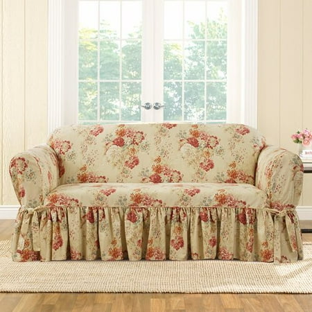 Sure Fit Ballad Box Cushion Sofa Slipcover Walmart Com
