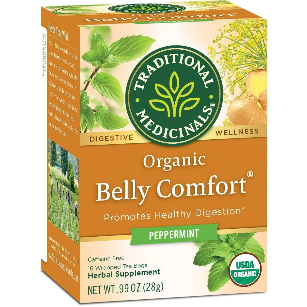 Traditional Medicinals Organic Digestive Tea, Belly Comfort with