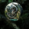 thumbnail image 4 of Adornos Navideños Redondos de Porcelana Impresos, Adornos Navideños para El Árbol de Navidad, Decoración Navideña para El Hogar., 4 of 6