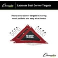 thumbnail image 5 of Champion Sports Lacrosse Goal Corner Targets with Rear Net Pocket, 5 of 6