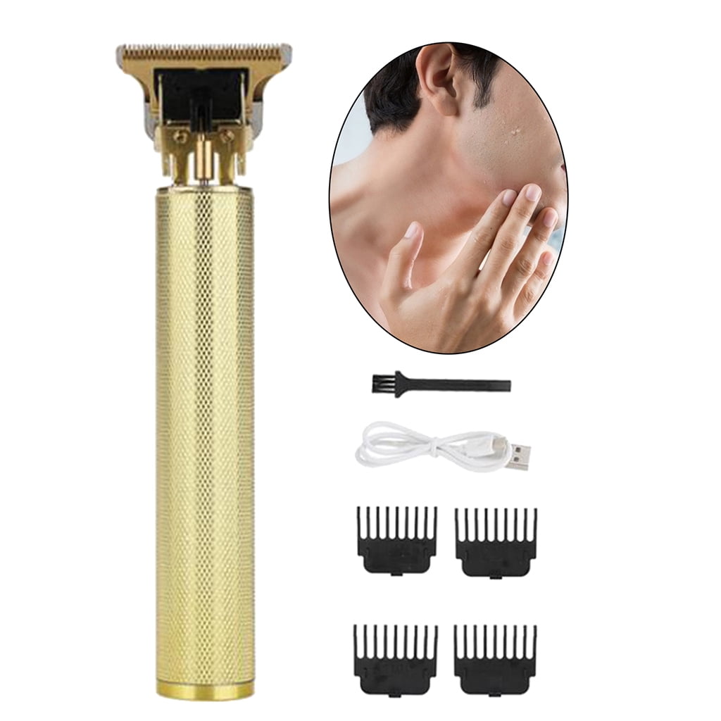Beard Trimmer for Men, Cordless, Rechargeable, Zero Dial, High Gold