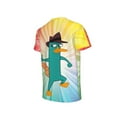 thumbnail image 6 of Teenage T-Shirt Kids 3D Print Graphic Shirts Summer Round Neck Short Sleeve Funny Cartoon Casual Top Tees for Youth Boys Girls, 6 of 8
