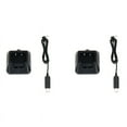 thumbnail image 1 of 2X Reemplazo del Cable de Carga USB del Cargador de Batería Walkie Talkie para Radio Bidireccional UV-5R UV-5RE -5R, 1 of 5