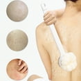 thumbnail image 4 of Double Sided Bath Brush with Long Handle, Soft Bristle Back Scrubber for Exfoliating & Circulation, Ergonomic Grip for Men & Women, 38x10cm, 4 of 5