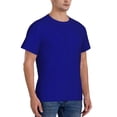 thumbnail image 2 of Vsdgher Navy Print Men's Dry Fit Mesh Athletic Shirts Moisture Wicking Tennis T-Shirt Tops, 2 of 9