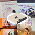 thumbnail image 1 of Cagogo under $5 8Pcs Happy Birthday Projection Lamp, Happy Birthday Projection Cake Lamp, LED Projector Party Decoration Light, Holiday Gift for Birthday Celebration, 1 of 9