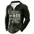 thumbnail image 1 of YDLCAFD Chemise à Manches Longues Imprimée Mode Décontractée pour Hommes Noël Automne Col Rabattu, 1 of 2