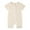 Beige, variant on Icvfdpl Toddler Boy Girl Outfit Bamboo Rompers Zipper Solid Color Short Sleeve Sleeper Jumpsuit Leisure Nightwear Pajamas 6-12 Months