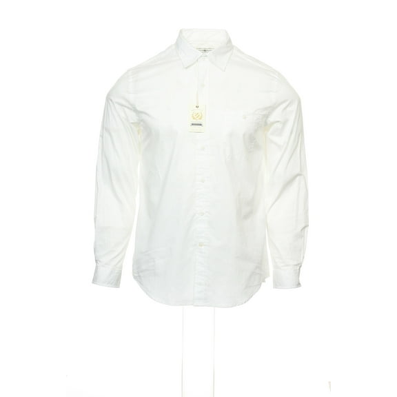 Slim Fit Long Sleeve Shirt Dobby Tonal Striped Bright White