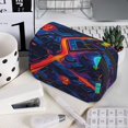 thumbnail image 7 of Goofa Neon City Map Pattern Double Layer Pen Pencil Case, Protective Large Capacity Storage Organizer Pen Pouch, Office College Supplies for Teens Adults, 7 of 7