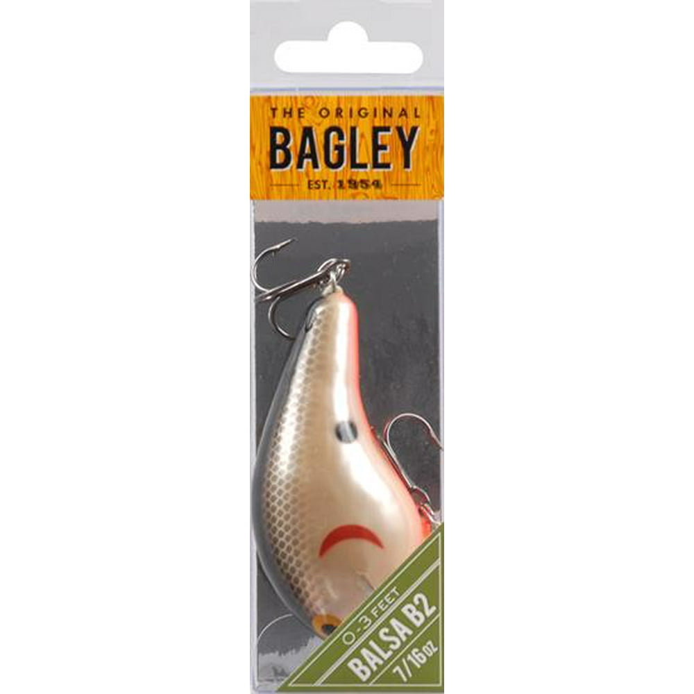 Bagley Bait Balsa B2 Shad 3D, 7/16 Ounce