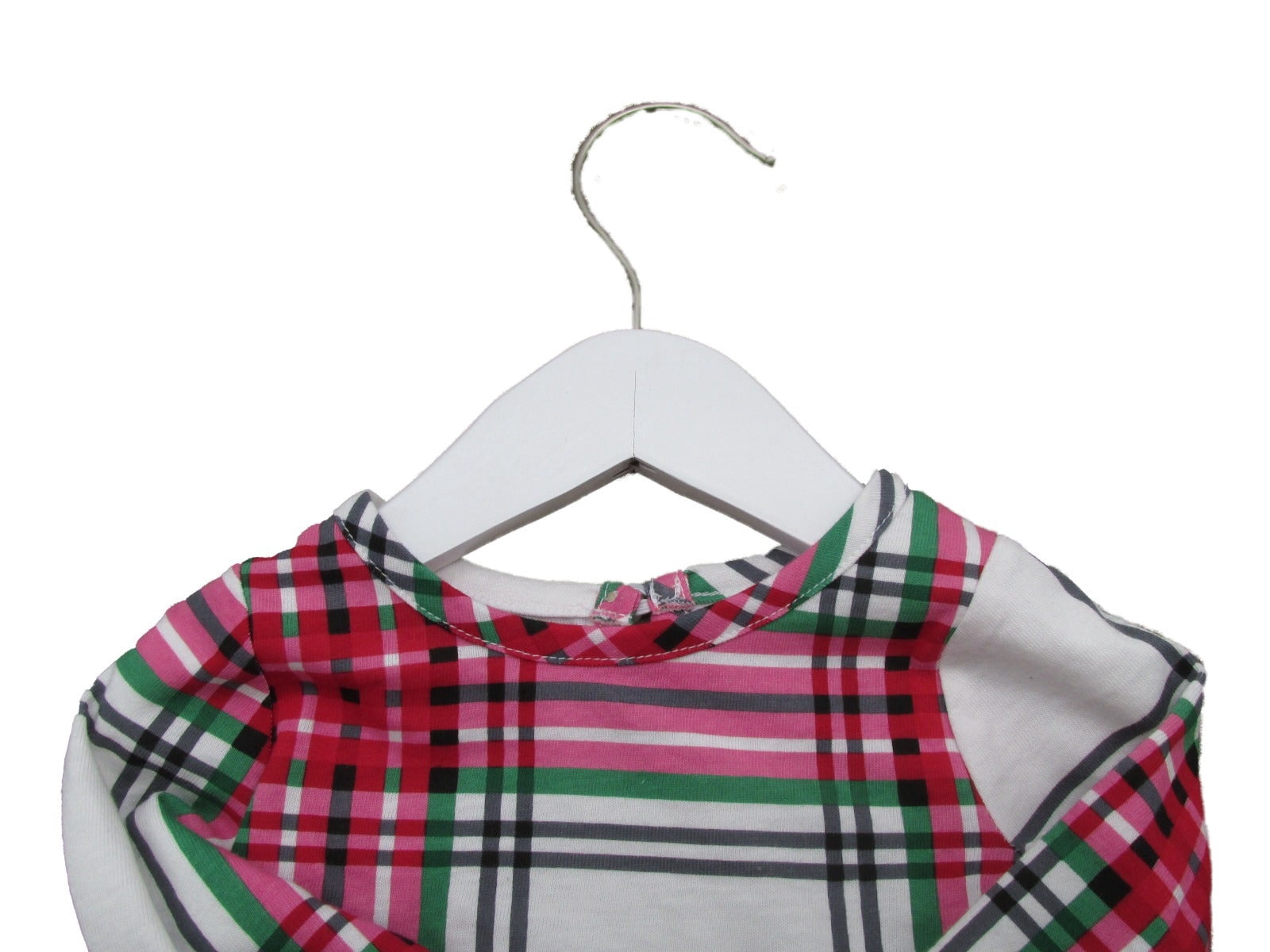 NAHANCO Baby/Infant Wooden Hangers, 10" - Low Gloss White, 100/CTN